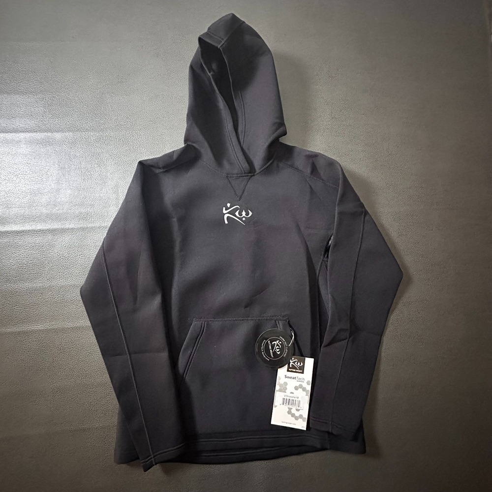 Kutting Weight Hoodie Mens Medium Black V3hoodie Neoprene Active Wrestling NWT